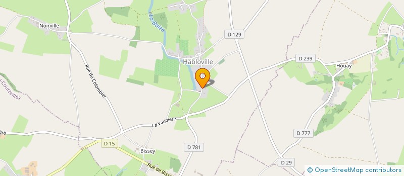 localisation de l'entreprise SASLOG CONSEIL à HABLOVILLE