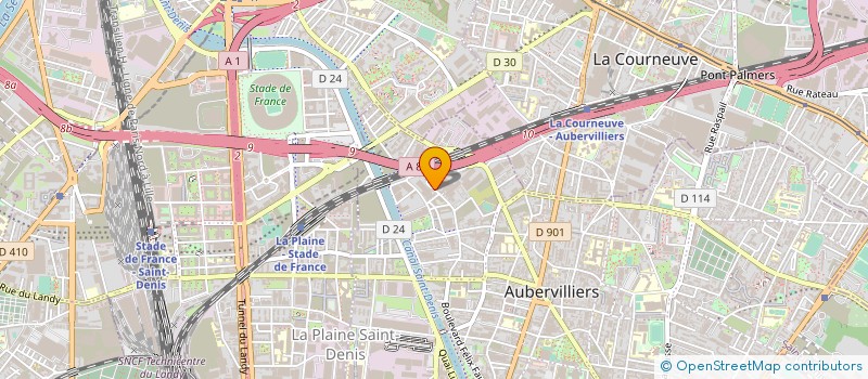 localisation de l'entreprise SASMINIMUM à AUBERVILLIERS