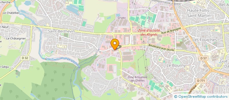 localisation de l'entreprise SASMP  SAINT-BERTHEVIN