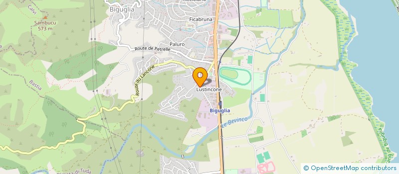 localisation de l'entreprise SASNAT à BIGUGLIA