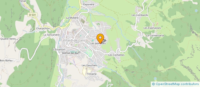 localisation de l'entreprise SASOCOOL INVEST  VILLARD-DE-LANS