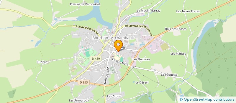 localisation de l'entreprise SASOMAR  BOURBON-L'ARCHAMBAULT