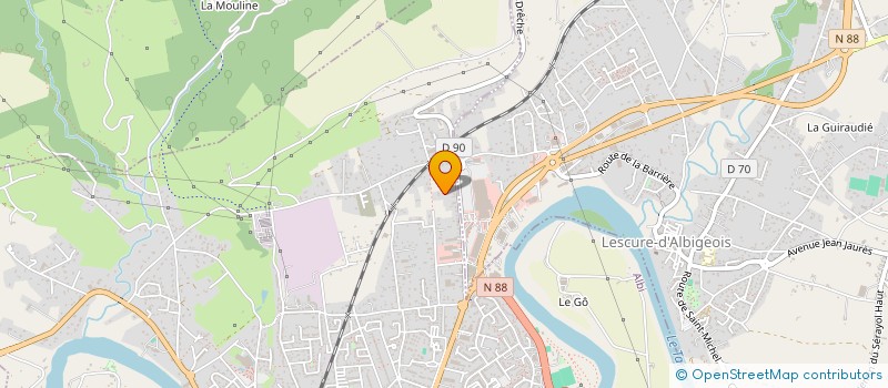 localisation de l'entreprise SASOMAT à ALBI