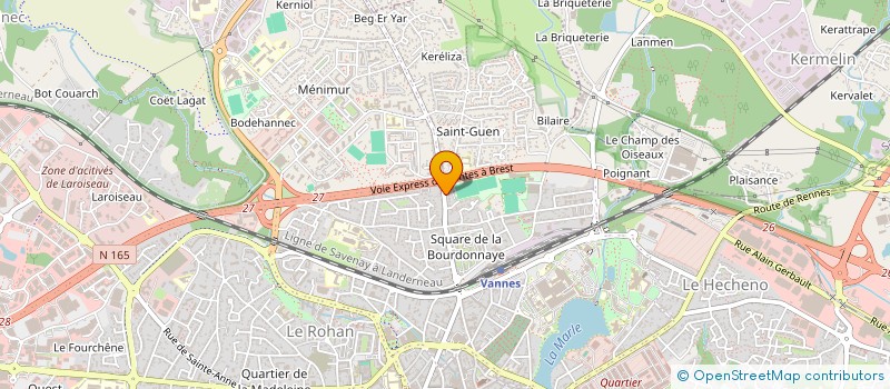 localisation de l'entreprise SASP RUGBY CLUB DE VANNES SUD BRETAGNE à VANNES