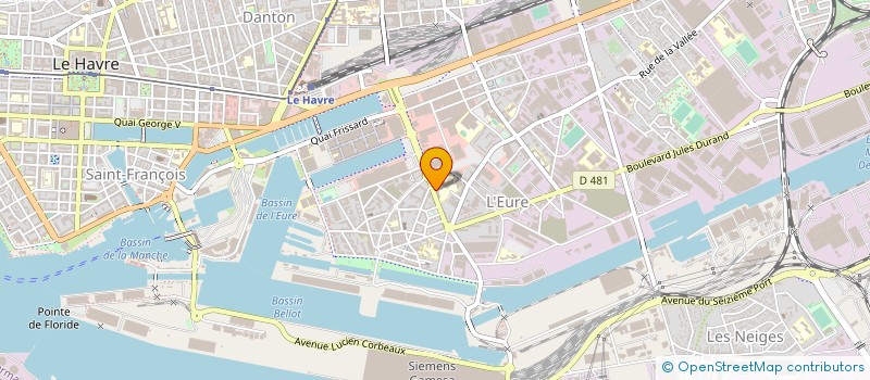 localisation de l'entreprise SASP-SAINT THOMAS BASKET LE HAVRE à LE HAVRE