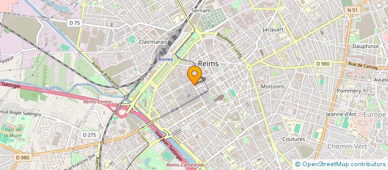 localisation de l'entreprise SASPFPL DU DR FREDERIC MALLET  REIMS