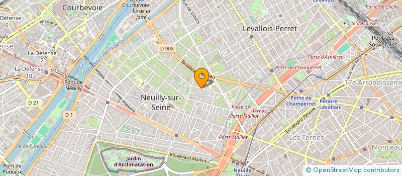 localisation de l'entreprise SASPORTES 2 à NEUILLY-SUR-SEINE