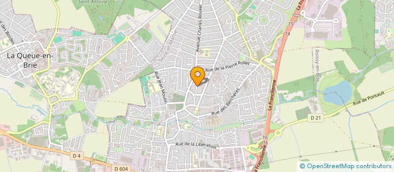 localisation de l'entreprise SASPRO SECURITY à PONTAULT-COMBAULT