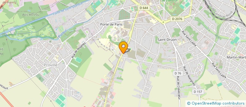 localisation de l'entreprise SASS à CAMBRAI