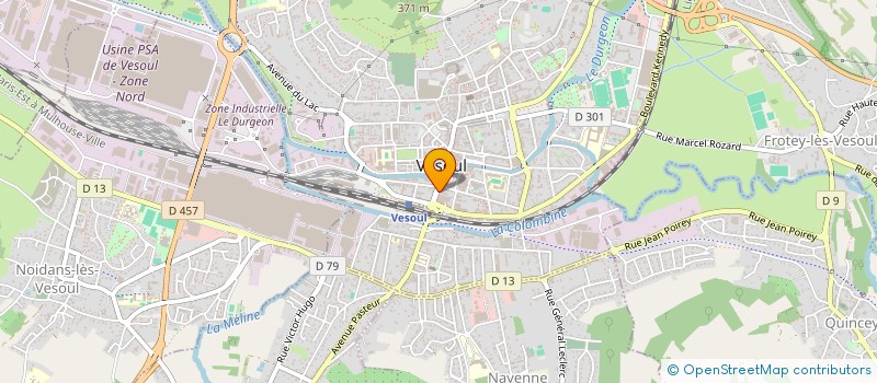 localisation de l'entreprise SASSARD  VESOUL