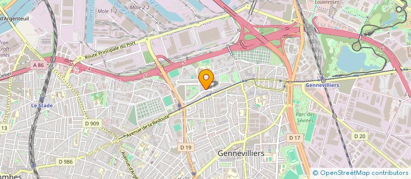 localisation de l'entreprise SASSI à GENNEVILLIERS