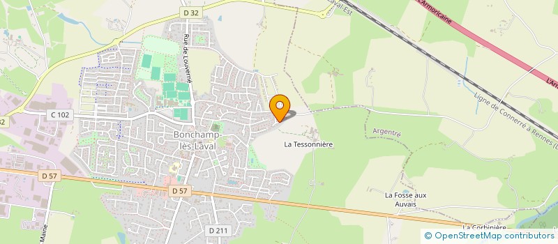 localisation de l'entreprise SASSIER MARC  BONCHAMP LES LAVAL