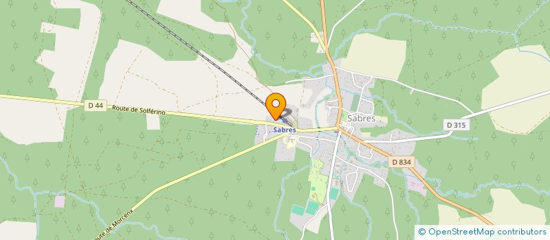 localisation de l'entreprise SASSO à SABRES