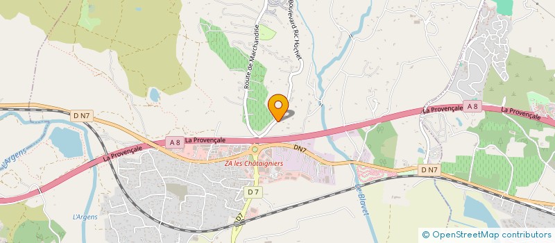 localisation de l'entreprise SASSO  ROQUEBRUNE-SUR-ARGENS