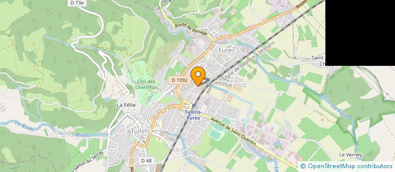 localisation de l'entreprise SASSO HUMBERT  TULLINS