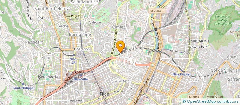 localisation de l'entreprise SASSON - EVENTS PLANNERS DU COEUR à NICE
