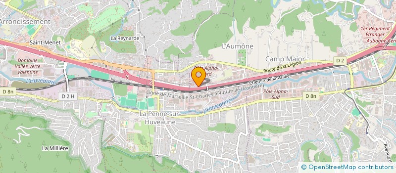 localisation de l'entreprise SASSU ET FILS ECO-CONSTRUCTION à AUBAGNE