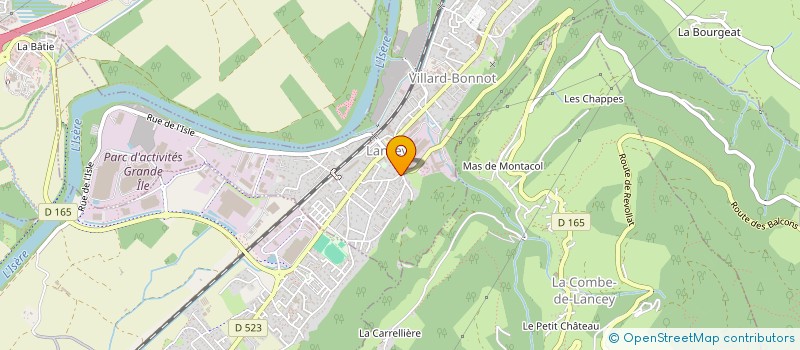 localisation de l'entreprise SASTAKA à VILLARD-BONNOT