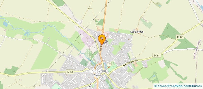 localisation de l'entreprise SASTUARS à AUBIGNY-SUR-NERE