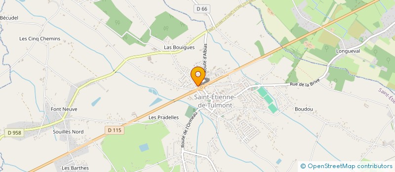 localisation de l'entreprise SASU 2 KING à SAINT-ETIENNE-DE-TULMONT