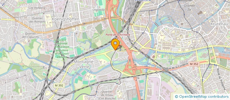 localisation de l'entreprise SASU 20 à STRASBOURG