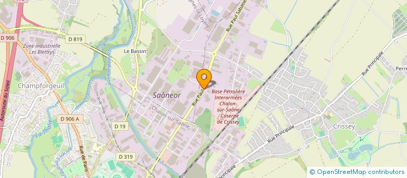 localisation de l'entreprise SASU 21 JUIN  LE GYMNASE CLUB  CRISSEY