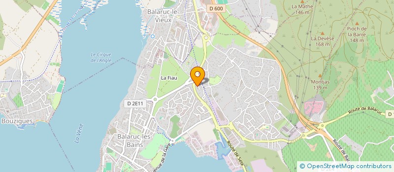 localisation de l'entreprise SASU 2A  BALARUC-LES-BAINS