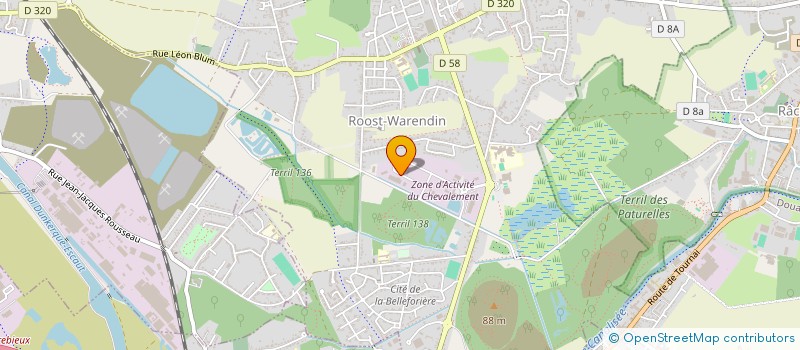 localisation de l'entreprise SASU 2JV à ROOST-WARENDIN