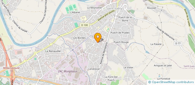 localisation de l'entreprise SASU 3 S à SAINT-JUERY