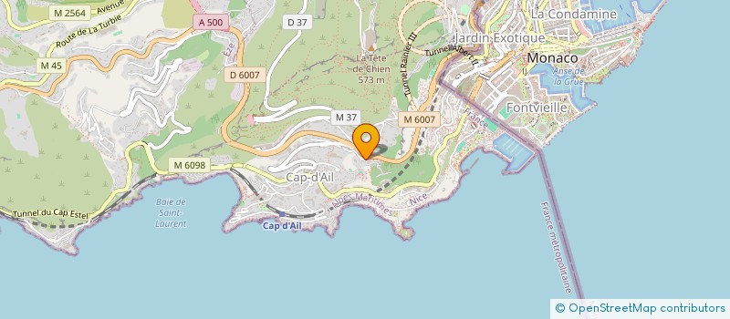 localisation de l'entreprise SASU 98 EXPERIENCE  CAP-D'AIL