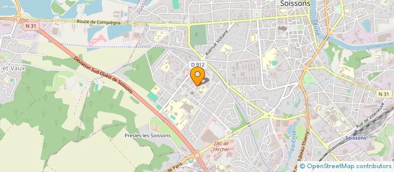 localisation de l'entreprise SASU A.C.T.C.S. à SOISSONS