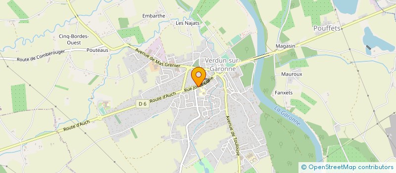 localisation de l'entreprise SASU A FEUILLE'T  VERDUN-SUR-GARONNE