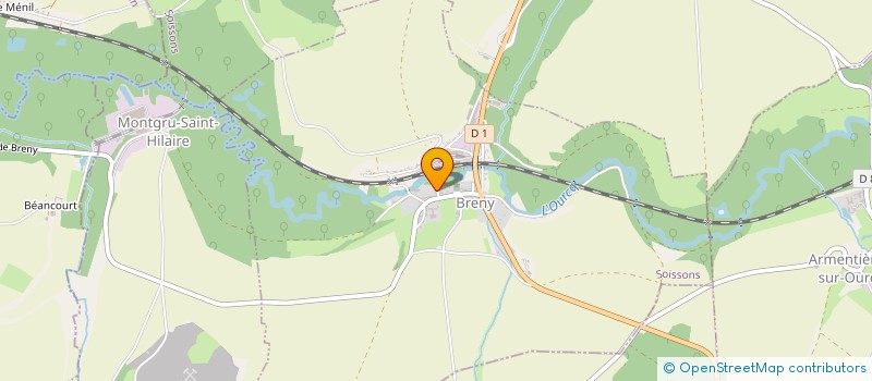 localisation de l'entreprise SASU A.I.P 02  BRENY