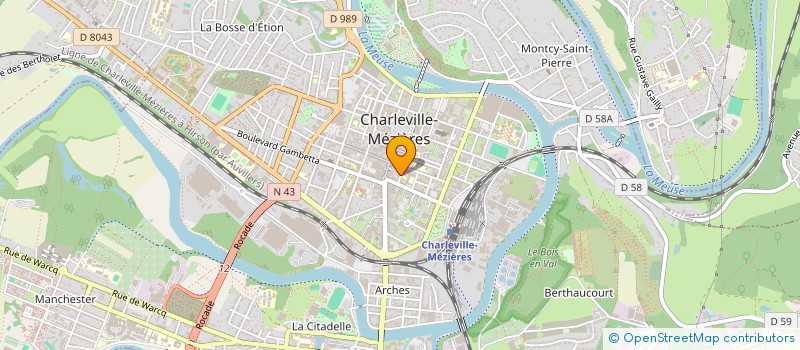 localisation de l'entreprise SASU A-J-K BUREAU D'ETUDES à CHARLEVILLE-MEZIERES