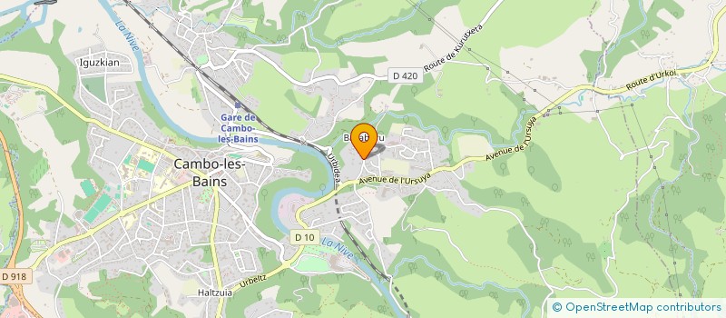 localisation de l'entreprise SASU A.R. PLATRERIE BASQUE à ITXASSOU