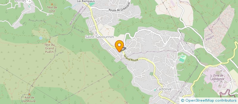 localisation de l'entreprise SASU AB CONCEPT  SAINT-SAVOURNIN