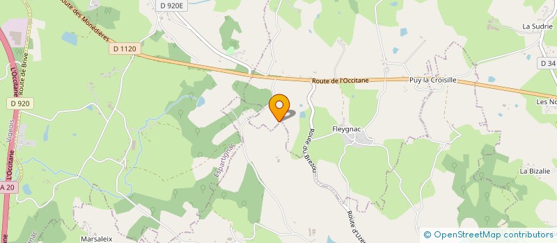 localisation de l'entreprise SASU ABBYS CORREZE  SAINT-JAL