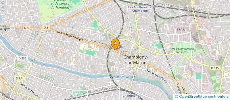 localisation de l'entreprise SASU AC2S à CHAMPIGNY-SUR-MARNE