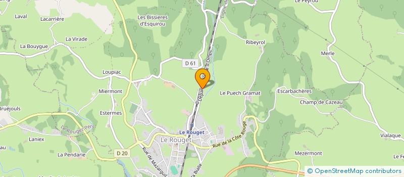 localisation de l'entreprise SASU AC2S à LE ROUGET-PERS