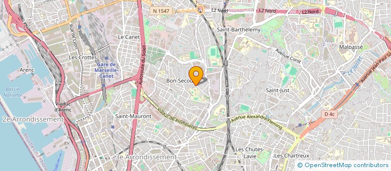 localisation de l'entreprise SASU ACTIF CONSTRUCTION à MARSEILLE