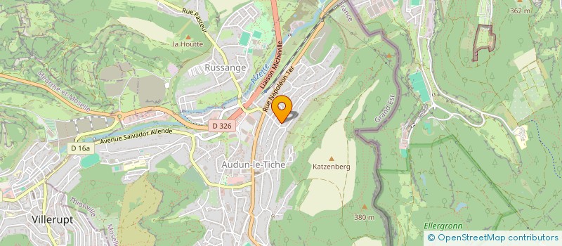 localisation de l'entreprise SASU ACUTAS  AUDUN-LE-TICHE