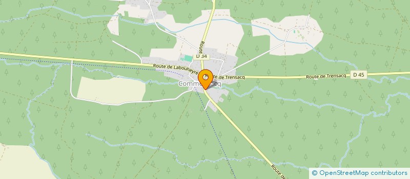 localisation de l'entreprise SASU ADA PIERRES  COMMENSACQ