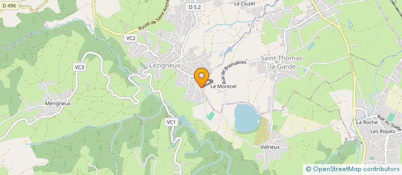 localisation de l'entreprise SASU ADER TECHNOLOGIES  LEZIGNEUX