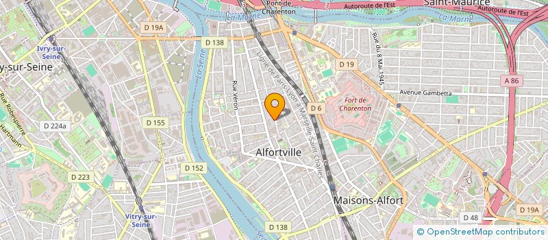 localisation de l'entreprise SASU ADIN à ALFORTVILLE