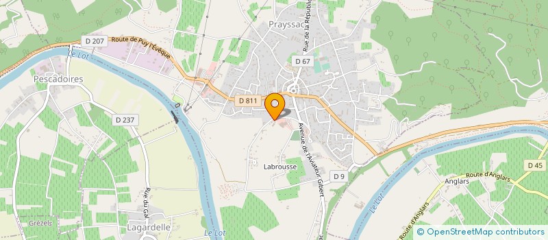 localisation de l'entreprise SASU ADRIEN FARGAL à PRAYSSAC