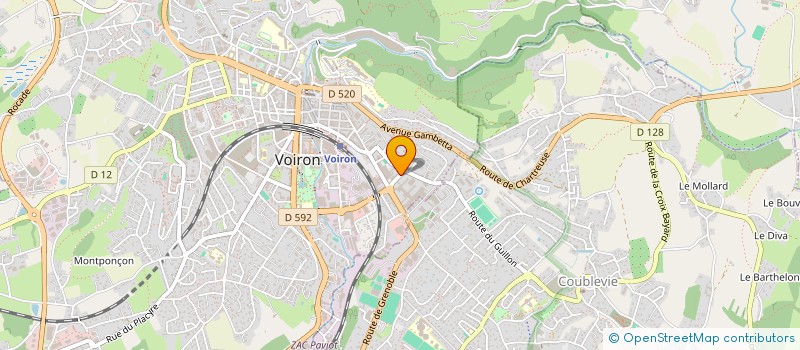 localisation de l'entreprise SASU ADS DEV & PROGRESS à VOIRON