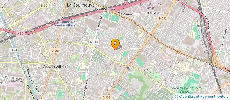 localisation de l'entreprise SASU AETERNAE  AUBERVILLIERS