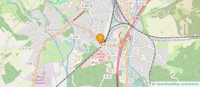 localisation de l'entreprise SASU AFOITO à DANJOUTIN