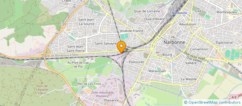 localisation de l'entreprise SASU AGRI à NARBONNE