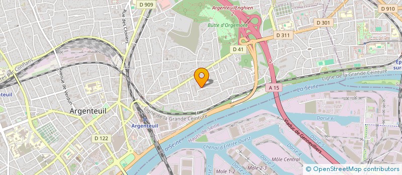 localisation de l'entreprise SASU AHAMADA  ARGENTEUIL